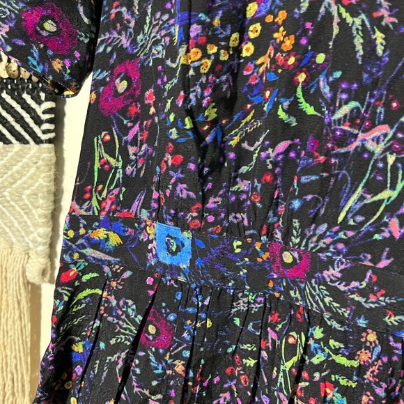 Anthropologie Maeve Morgan floral and leopard midi dress - Picture 5 of 10